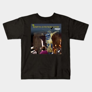 Earth Station Who Pandorica Kids T-Shirt